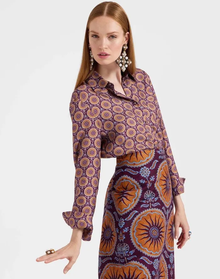 Boy Shirt Sovereign Mini Purple Women La Double J Shirts and Tops