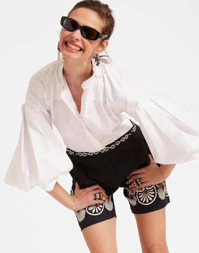Boyfriend Shorts Medallion Place Black Women La Double J Shorts and Pants Boyfriend Shorts Medallion Place Black Women La Double J Shorts and Pants