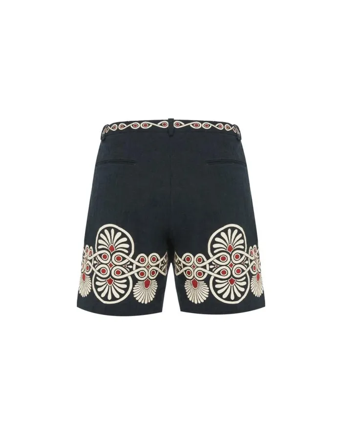 Boyfriend Shorts Medallion Place Black Women La Double J Shorts and Pants Boyfriend Shorts Medallion Place Black Women La Double J Shorts and Pants