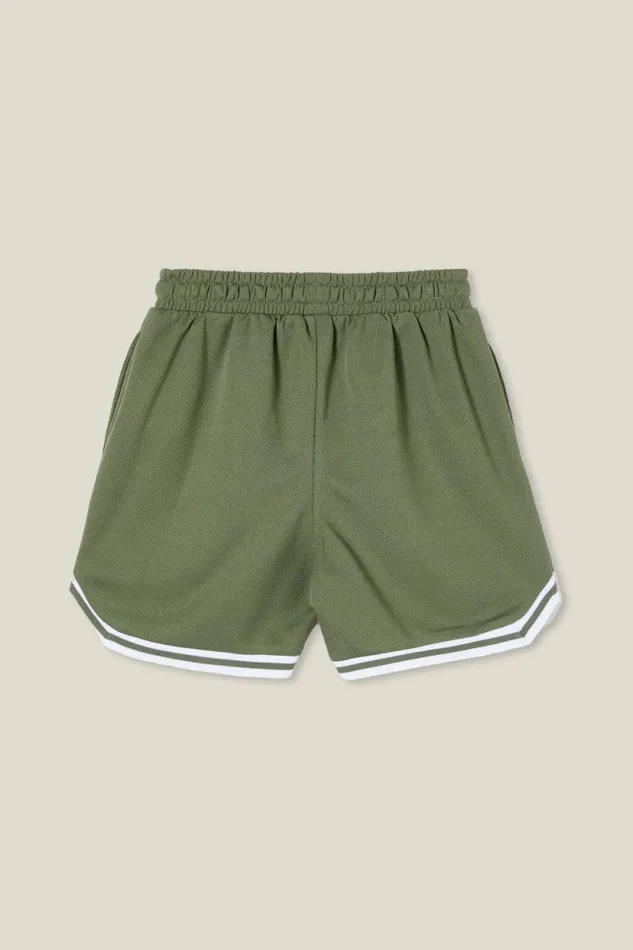 Braxton Basketball Short Swag Green Boys Cotton On Shorts Braxton Basketball Short Swag Green Boys Cotton On Shorts