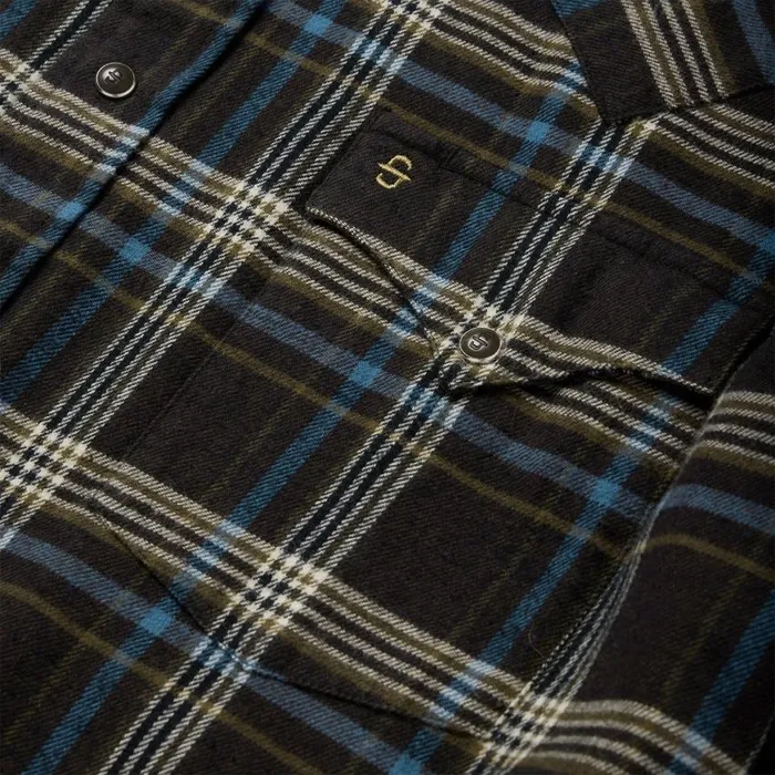 Brown Plaid Flannel Western Shirt Brown Men Stetson Western Shirts
