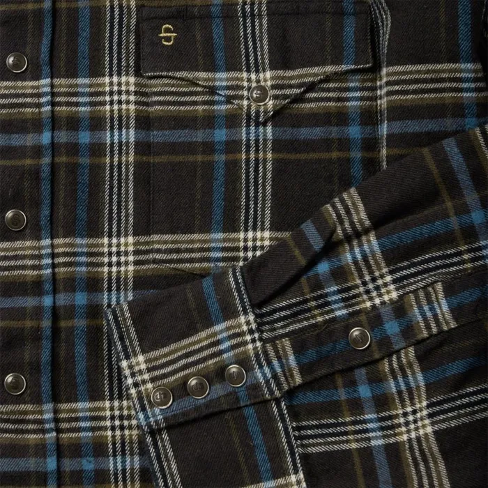 Brown Plaid Flannel Western Shirt Brown Men Stetson Western Shirts