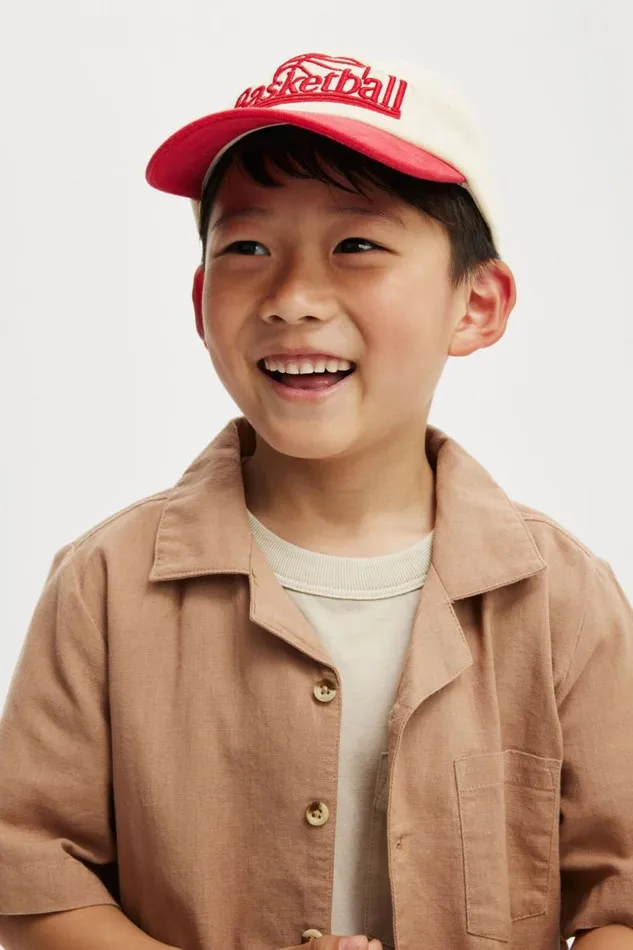 Cabana Short Sleeve Shirt Taupy Brown Boys Cotton On Shirts