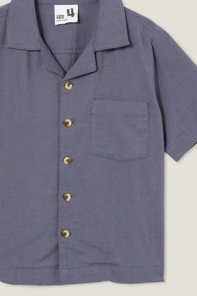 Cabana Short Sleeve Shirt Vintage Navy Boys Cotton On Shirts Cabana Short Sleeve Shirt Vintage Navy Boys Cotton On Shirts