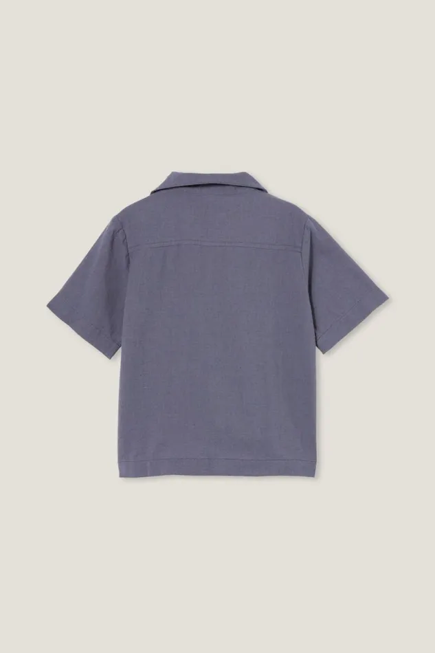 Cabana Short Sleeve Shirt Vintage Navy Boys Cotton On Shirts Cabana Short Sleeve Shirt Vintage Navy Boys Cotton On Shirts