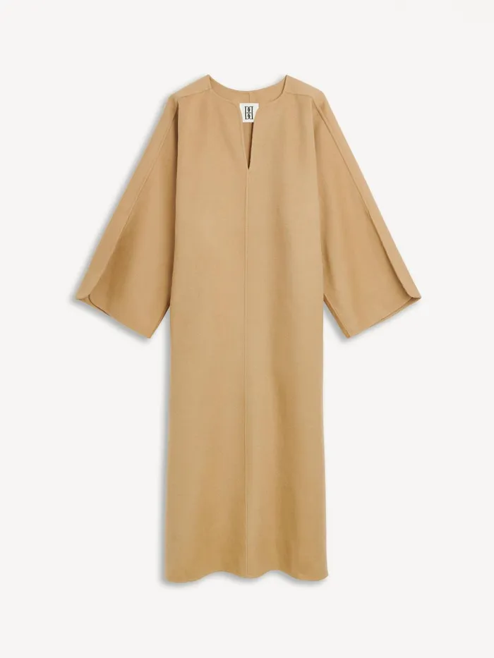 Cais Wool Dress Dark Sand Women By Malene Birger Dresses
