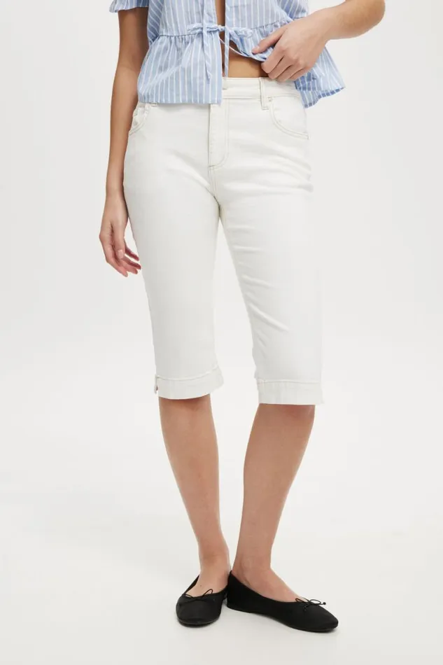 Capri Jean Vintage White Women Cotton On Jeans