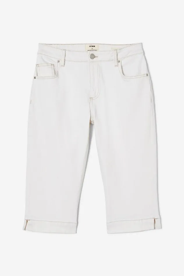 Capri Jean Vintage White Women Cotton On Jeans