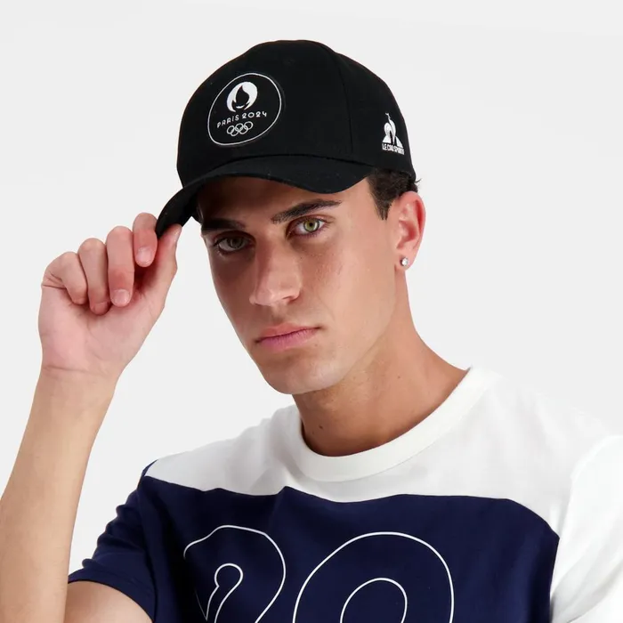 Caps MenWomen Le Coq Sportif Paris 2024 Cap Black