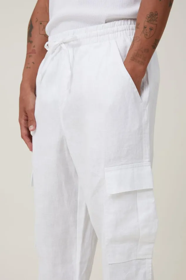 Cargo Linen Pant White Cargo Men Cotton On Pants Cargo Linen Pant White Cargo Men Cotton On Pants