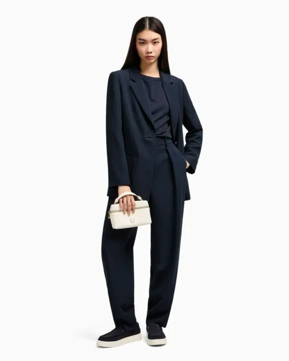 Casual Jackets Navyblue Women Armani Matching Sets Casual Jackets Navyblue Women Armani Matching Sets