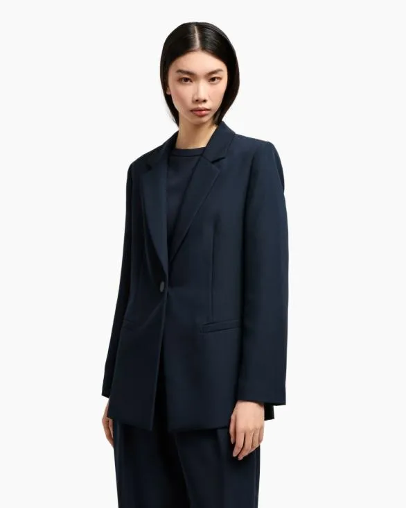 Casual Jackets Navyblue Women Armani Matching Sets Casual Jackets Navyblue Women Armani Matching Sets