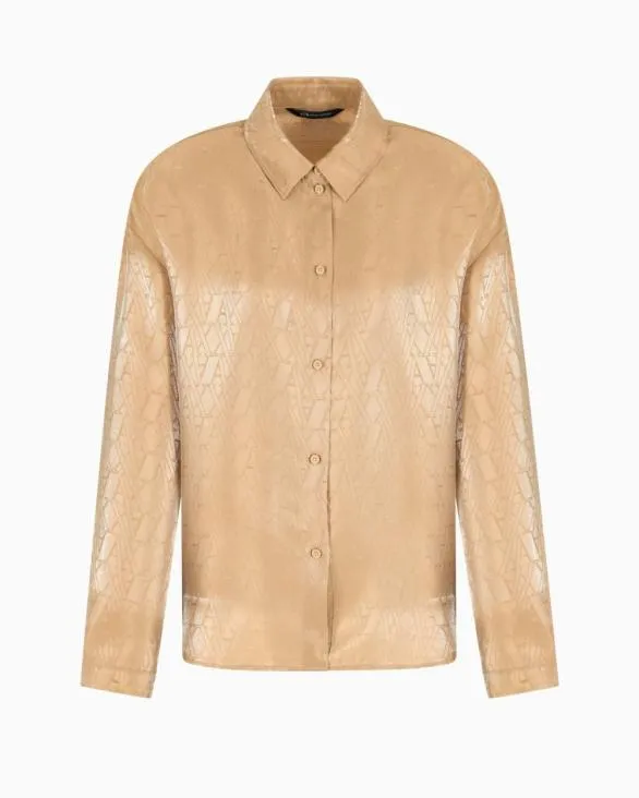 Casual Shirts Beige Women Armani Shirts And Tops
