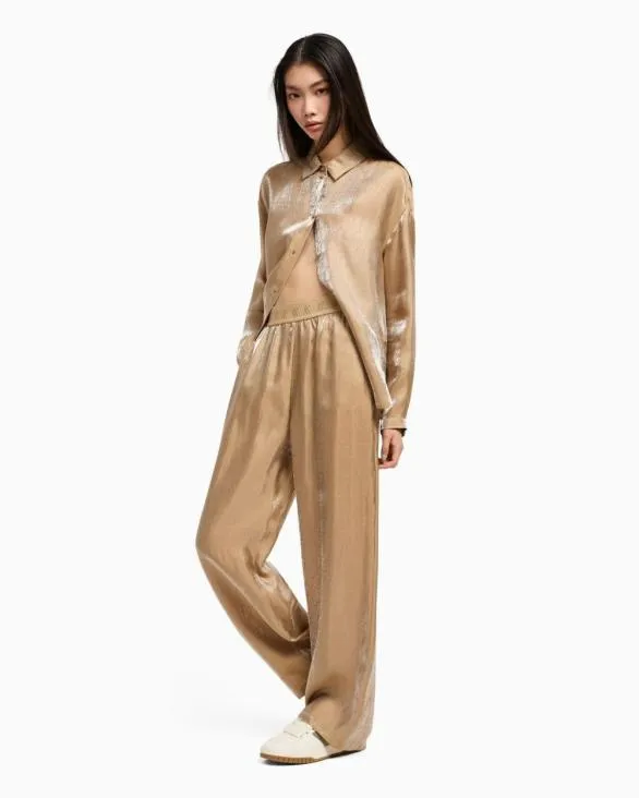 Casual Shirts Beige Women Armani Shirts And Tops
