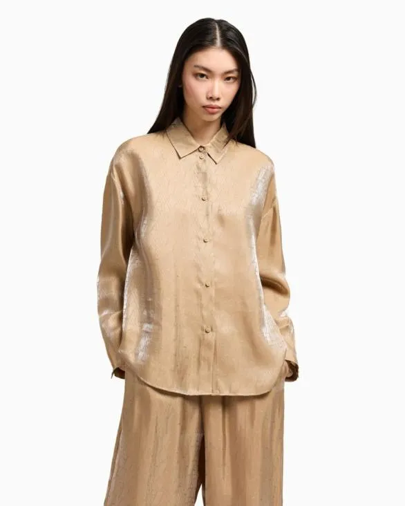 Casual Shirts Beige Women Armani Shirts And Tops