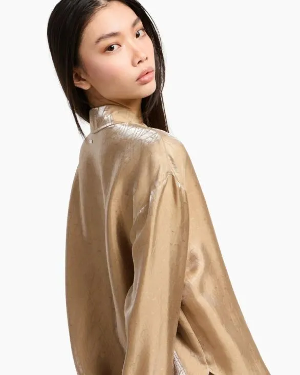 Casual Shirts Beige Women Armani Shirts And Tops