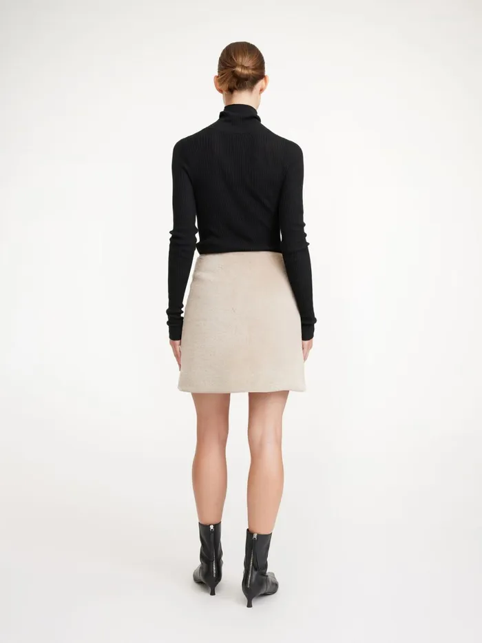 Chani Midi Skirt Warm Sand Women By Malene Birger Skirts
