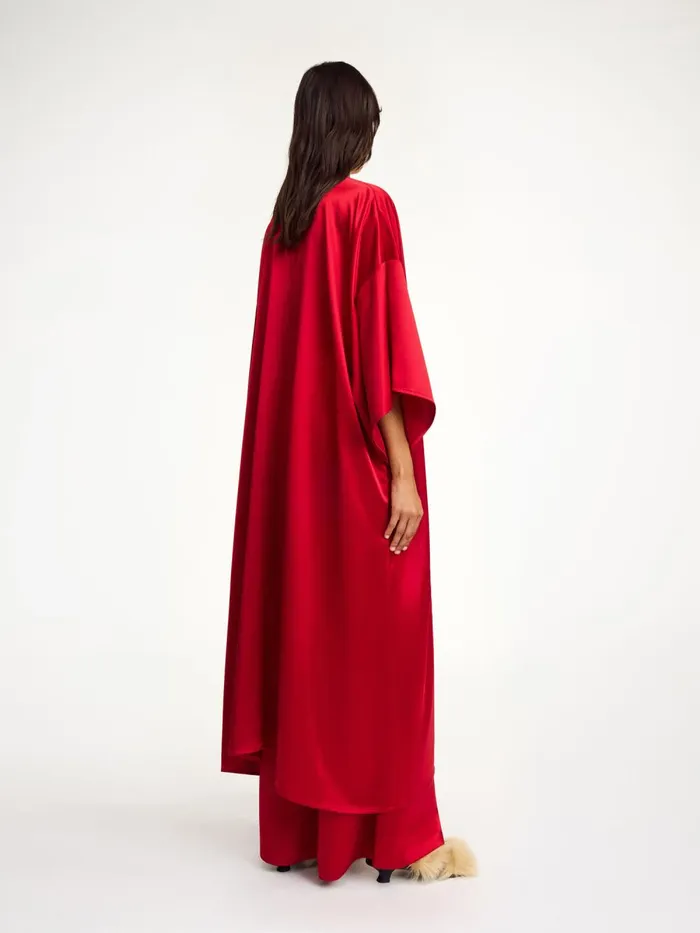 Cicine Midi Dress Dark Chilli Women By Malene Birger Dresses