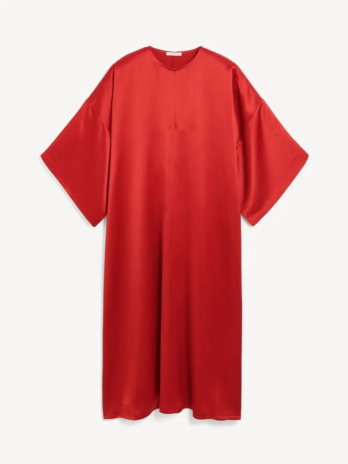 Cicine Midi Dress Dark Chilli Women By Malene Birger Dresses