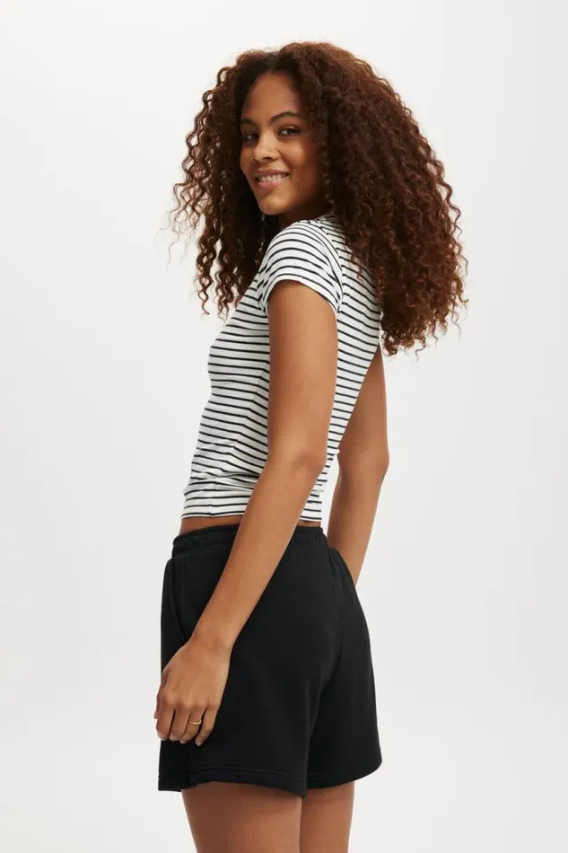 Classic Fleece Short Black Women Cotton On Shorts