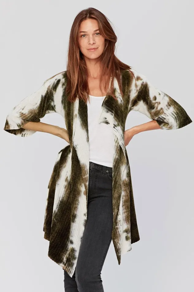 Clothing CoverUps XCVI DownHome Cardigan Cygnus Wash Moss
