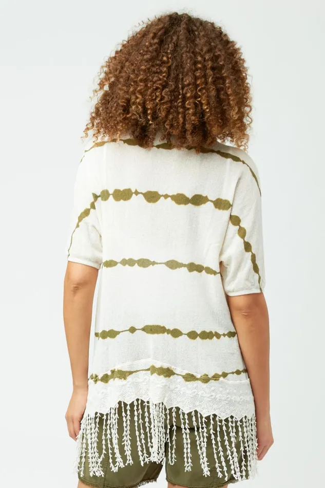 Clothing CoverUps XCVI Kumi Cardigan Carcanet Wash Olive