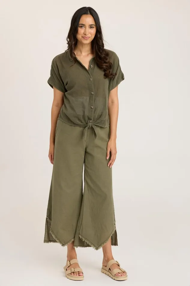 Clothing Crops XCVI Astri Pant Kombu Pigment