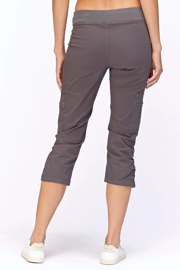 Clothing Crops XCVI Nadia Crop Charcoal