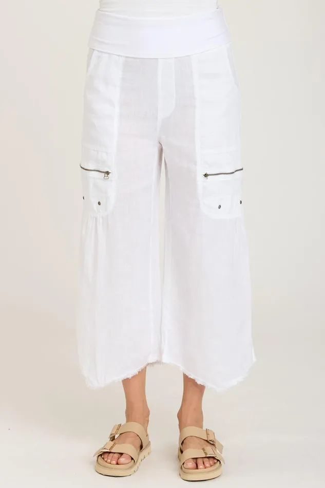 Clothing Crops XCVI Pasqual Crop White