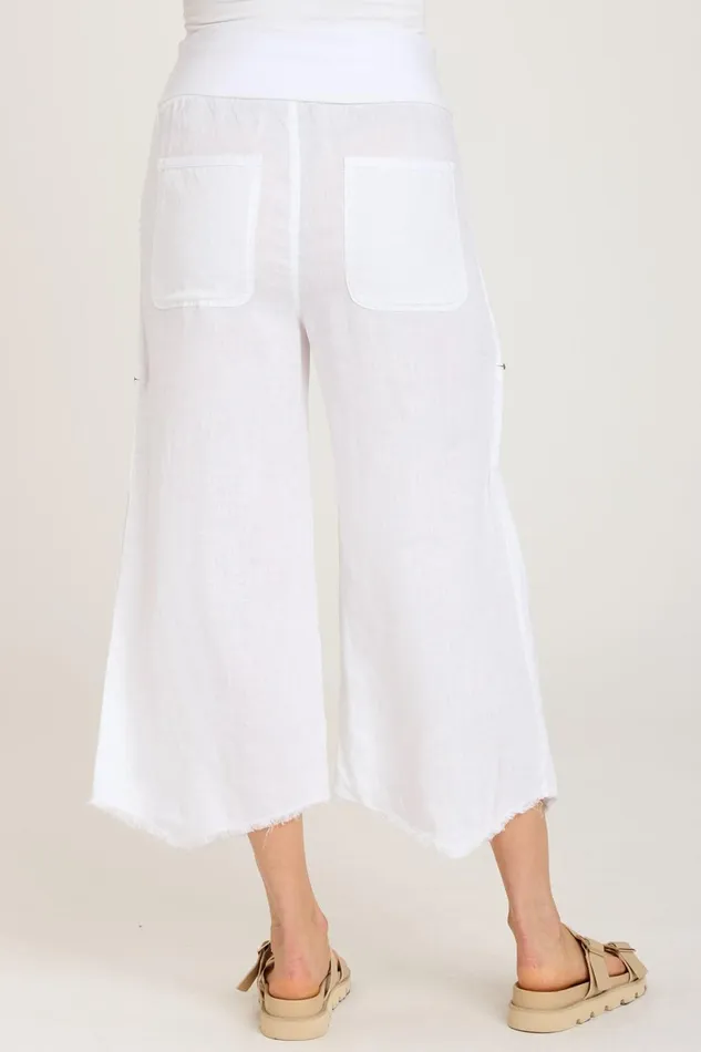 Clothing Crops XCVI Pasqual Crop White