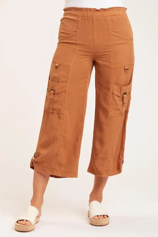 Clothing Crops XCVI Sumas Culotte Terra Cotta