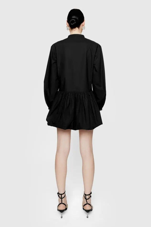 Clothing Dresses Rebecca Minkoff Chelsea Poplin Shirtdress True Black