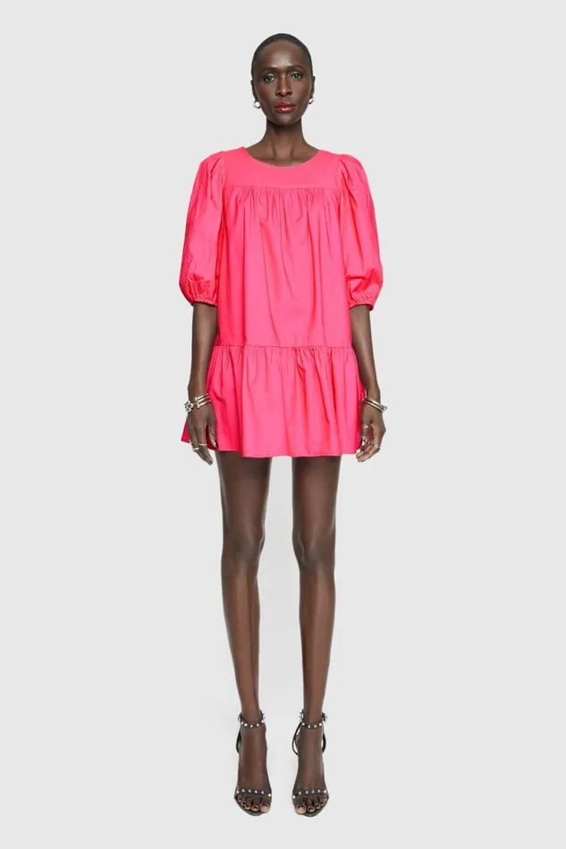 Clothing Dresses Rebecca Minkoff Felicity Dress Neon Pink