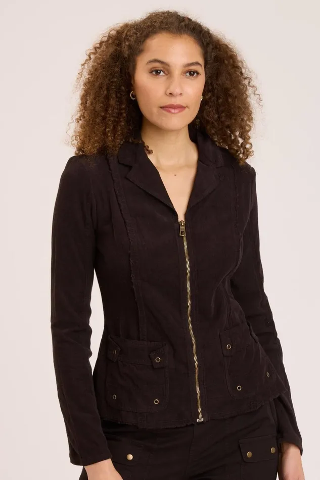 Clothing Jackets XCVI Cord Raphael Blazer Black