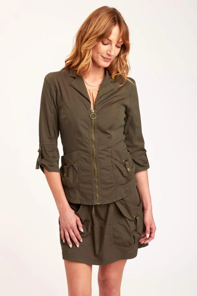 Clothing Jackets XCVI Drake Jacket Deep Fern