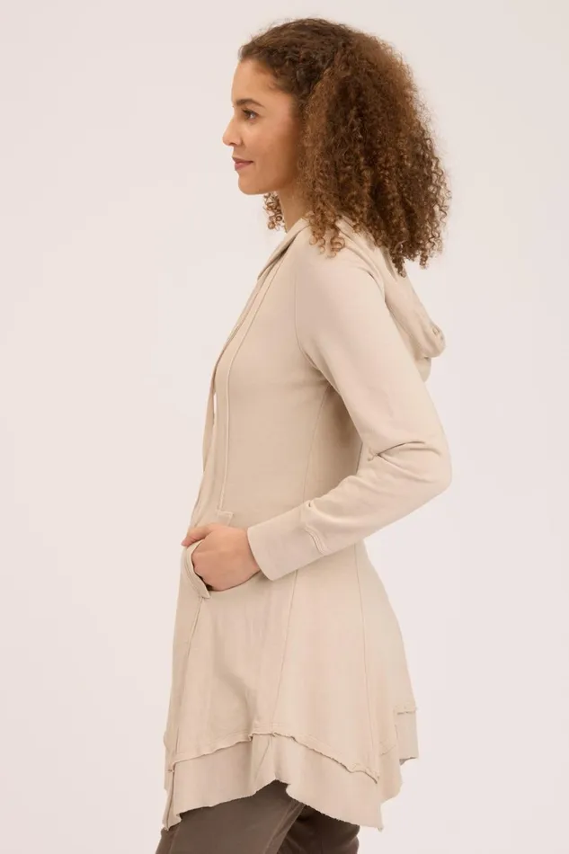 Clothing Jackets XCVI Fleece Mercantile Jacket Sand