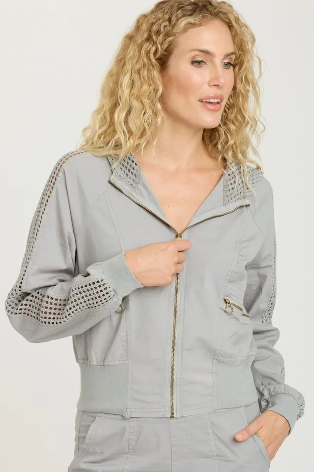 Clothing Jackets XCVI Gillian Bomber Lead Cast