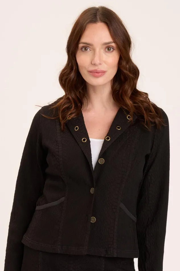 Clothing Jackets XCVI Ingelbert Blazer Black Double Dye