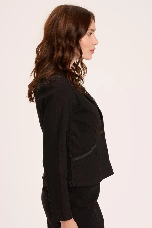 Clothing Jackets XCVI Ingelbert Blazer Black Double Dye