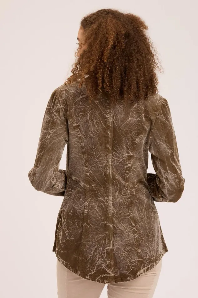 Clothing Jackets XCVI Westbrook Blazer Stone Wash Courtyard