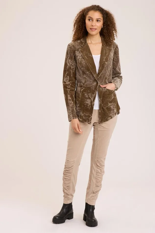 Clothing Jackets XCVI Westbrook Blazer Stone Wash Courtyard