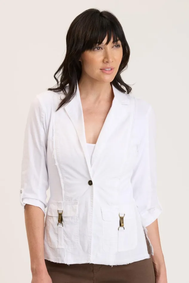 Clothing Jackets XCVI Winslow Blazer White