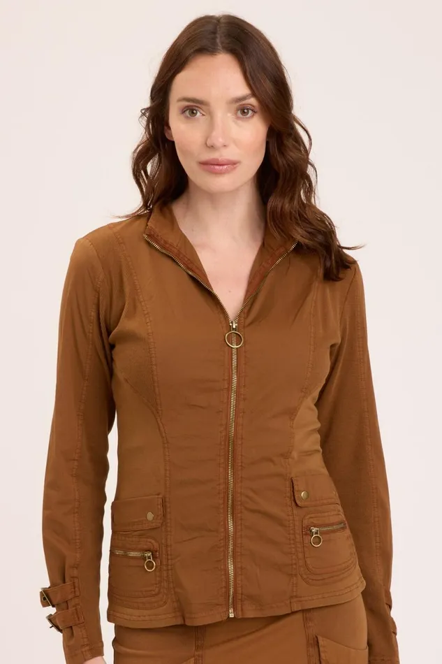 Clothing Jackets XCVI Wolley Jacket Rufous Pigment