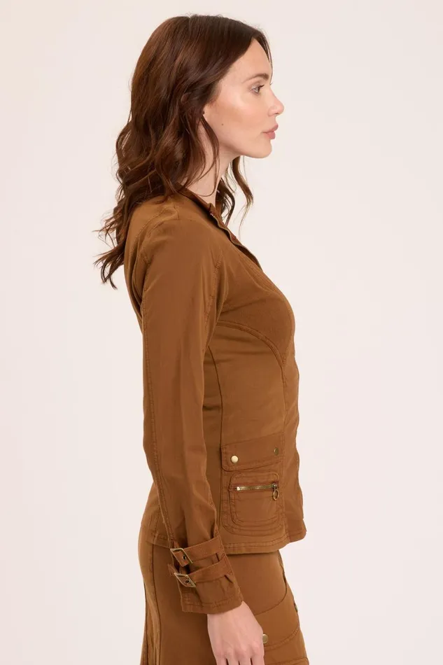 Clothing Jackets XCVI Wolley Jacket Rufous Pigment