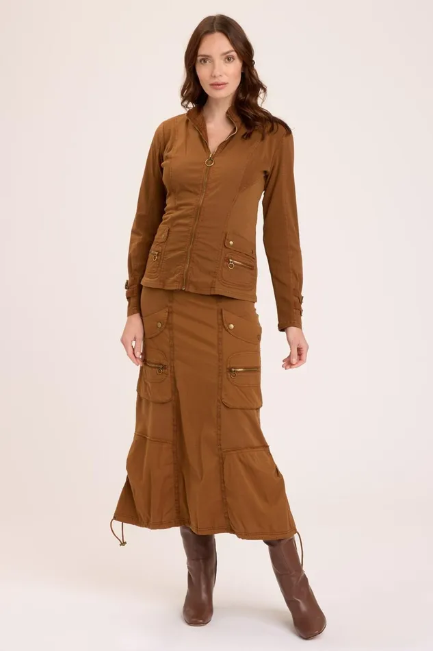 Clothing Jackets XCVI Wolley Jacket Rufous Pigment
