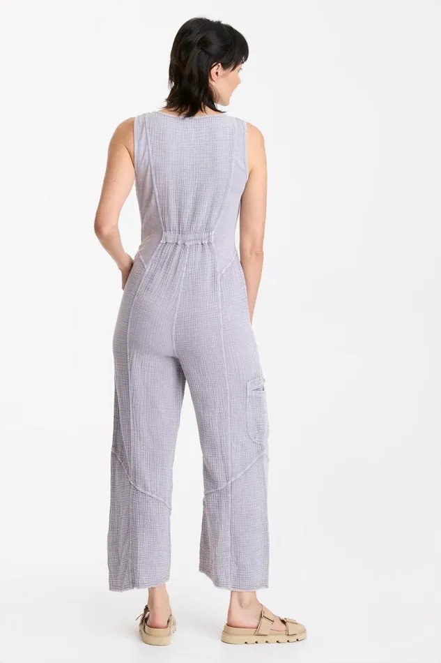 Clothing Jumpsuits XCVI Devereaux Jumpsuit Distress Wash Duchess