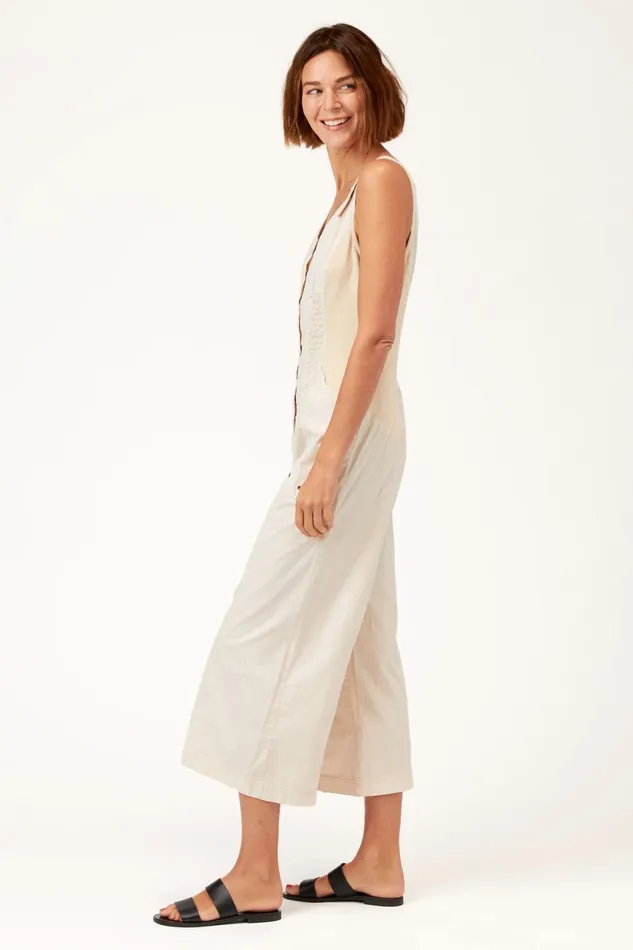 Clothing Jumpsuits XCVI Rainey Jumpsuit Weathered White