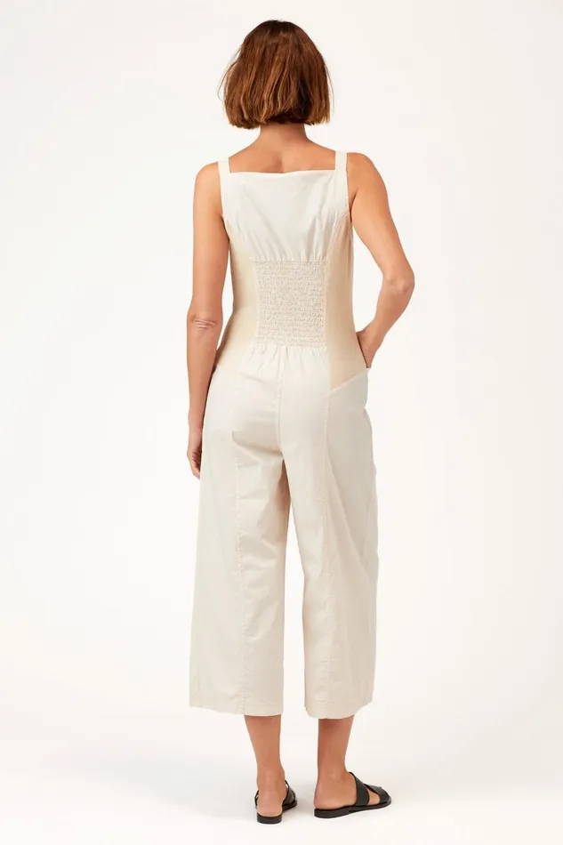 Clothing Jumpsuits XCVI Rainey Jumpsuit Weathered White
