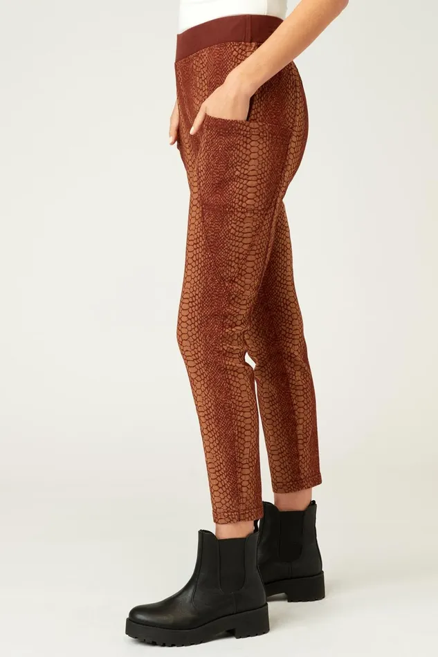 Clothing Leggings XCVI Lansdown Legging Dark Nubuck