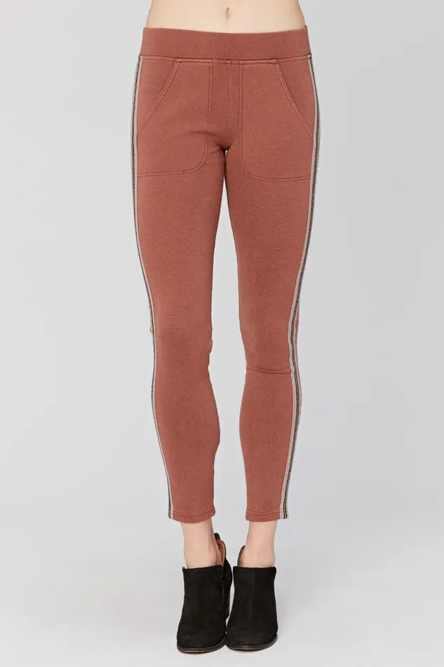 Clothing Leggings XCVI Sportif Legging Nutmeg Pigment